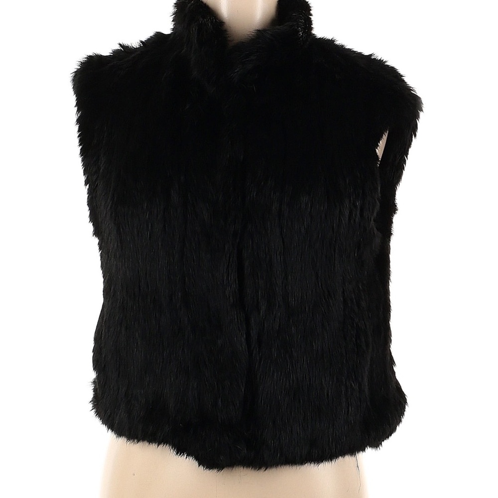Designer Calypso by Christine Celle Faux Fur Vest in Medium